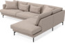 Harper - 3-sits soffa med divan höger - Beige