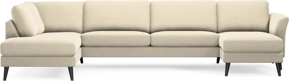 Bridge - 3-sits soffa med divan vänster och schäslong höger - Beige