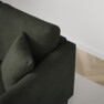 Eden - 2-sits soffa med schäslong - Grön