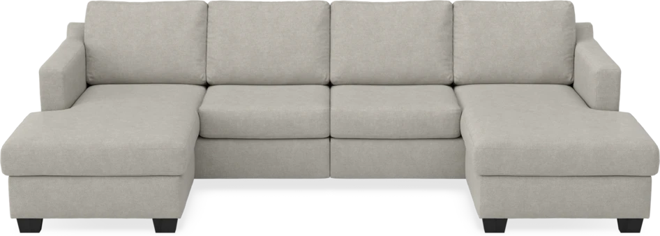 Friday - 2-sits soffa med två schäslonger - Beige