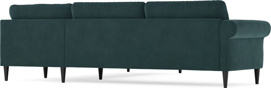 Bridge - Hörnsoffa, 3+3-sits - Blå
