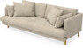 Harper - 3-sits soffa, hel dyna - Beige