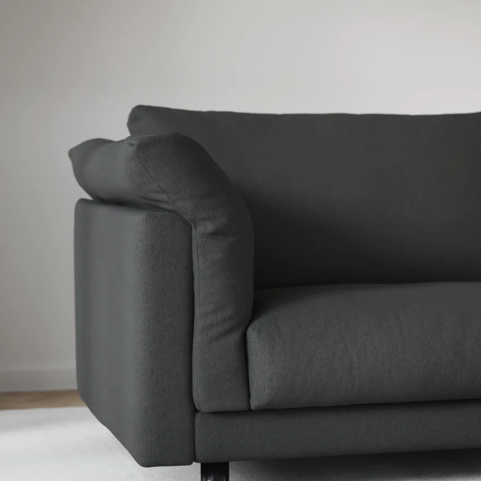 Cherrie Klädsel - Klädsel till 2,5-sits soffa - Grå