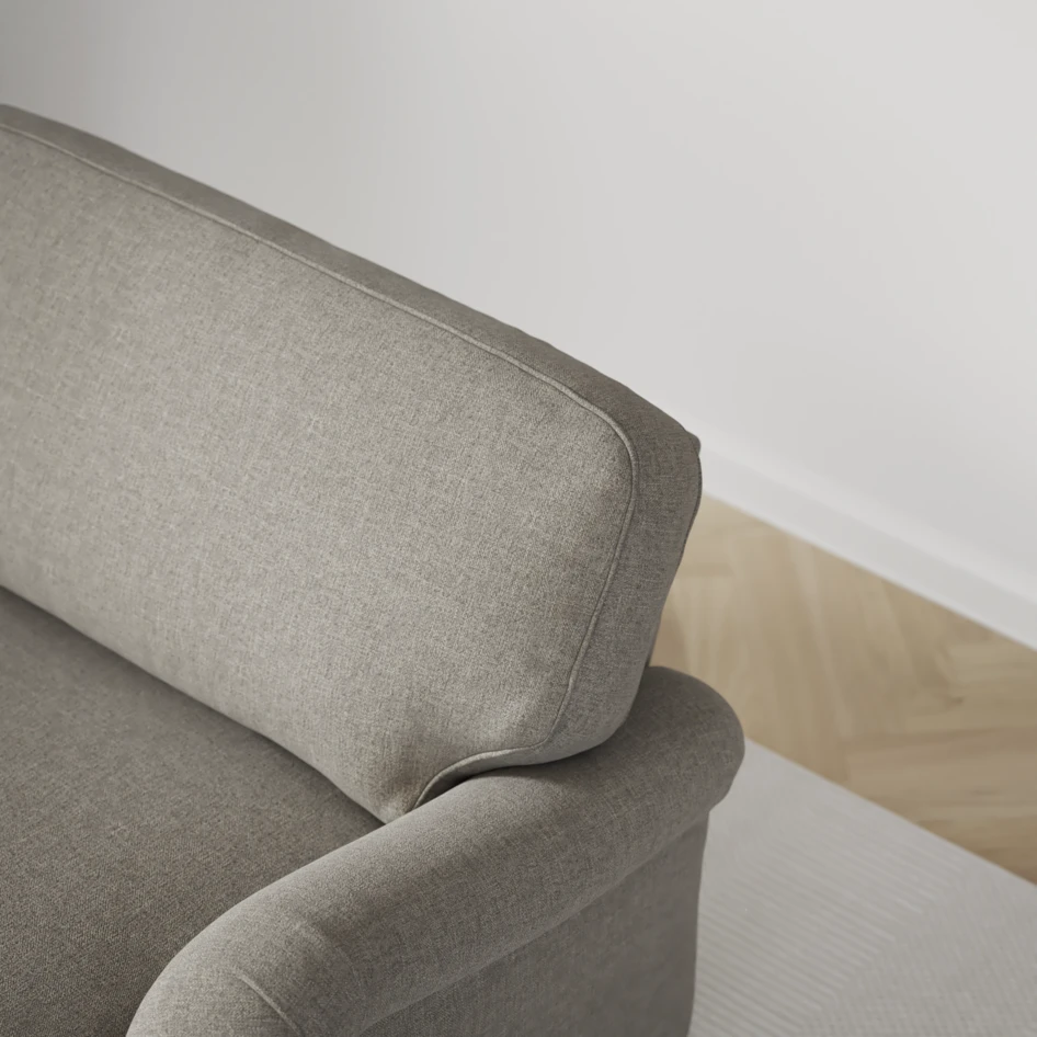Oxford - 3-sits soffa svängd - Grå