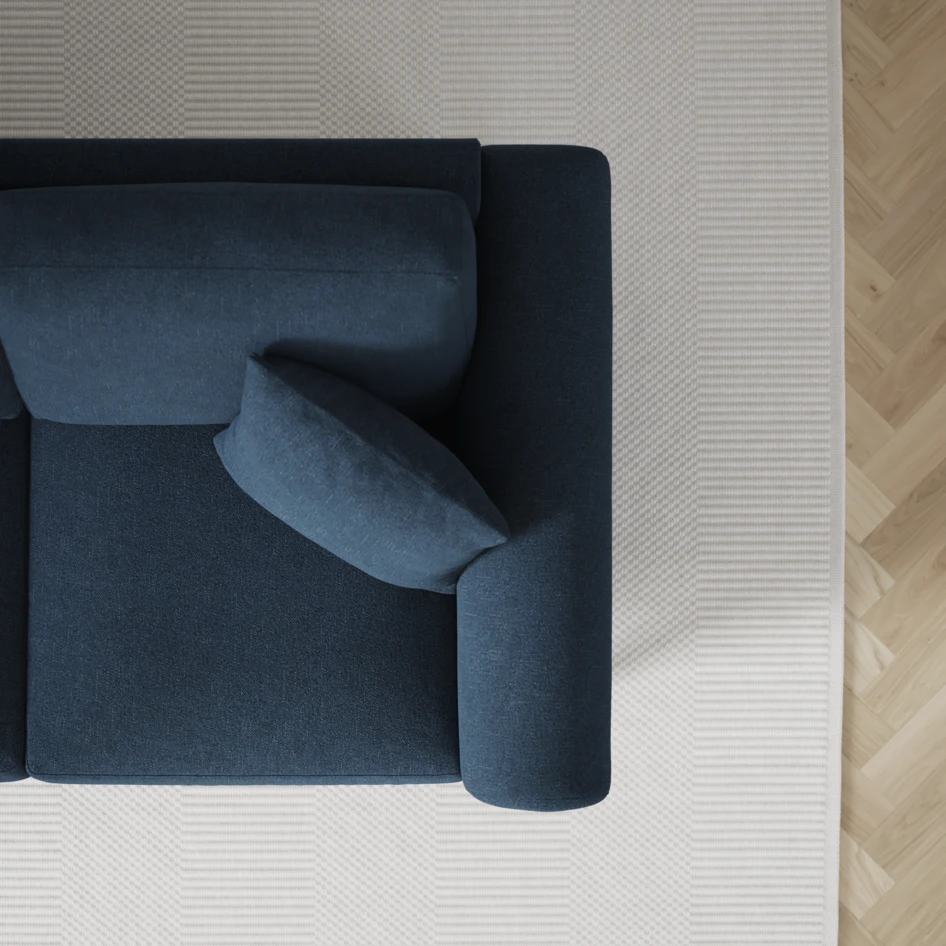 Eden - 2,5-sits soffa - Blå