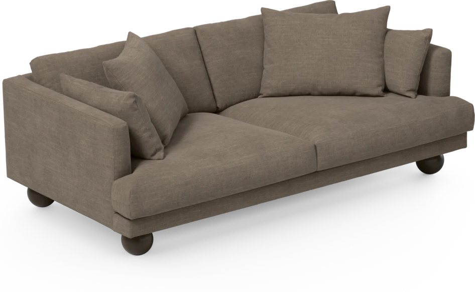 Harper - 3-sits soffa - Brun