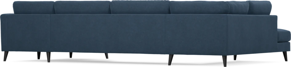 Bridge - 3-sits soffa med divan vänster och schäslong höger - Blå