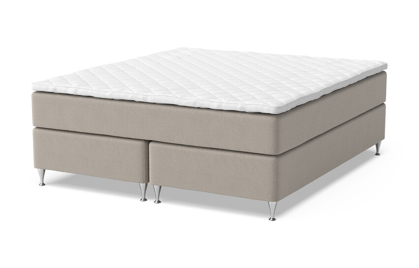 Dream Delux - Kontinentalsäng, dubbelsäng med bäddmadrass Sense Delux - Beige