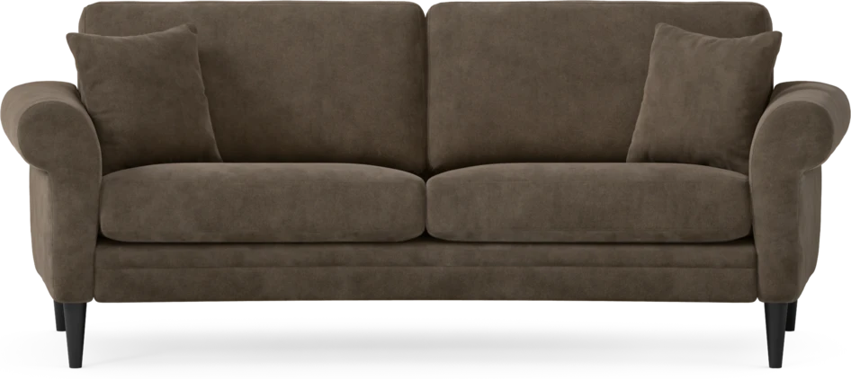 Eden - 2,5-sits soffa svängd - Brun