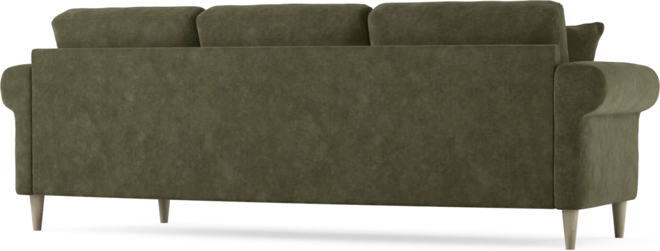 Eden - 3-sits soffa svängd - Grön