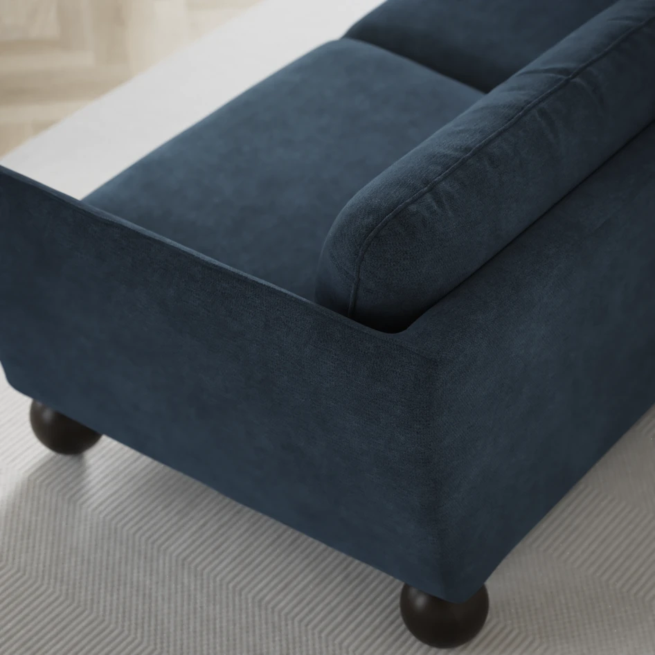Madison Lux - 2-sits soffa - Blå