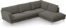 Madison Lux - 3-sits soffa med divan höger - Grå
