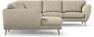 Madison Lux - Hörnsoffa med schäslong vänster - Beige
