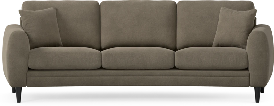 Eden - 3-sits soffa svängd - Beige