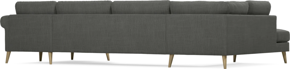 Bridge - 3-sits soffa med divan vänster och schäslong höger - Grå