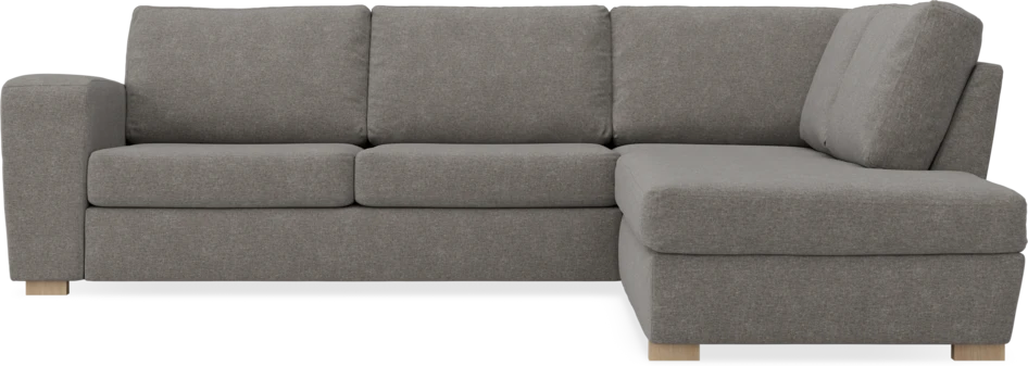 Friday - 2,5-sits soffa med divan höger - Grå