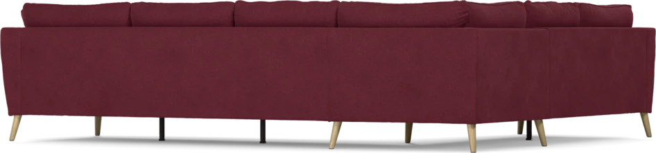County - Hörnsoffa, 2+3-sits - Röd