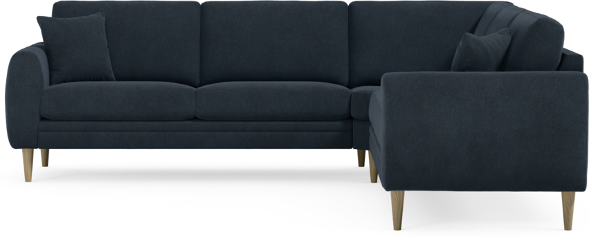 Eden - Hörnsoffa, 2,5+2,5-sits - Blå