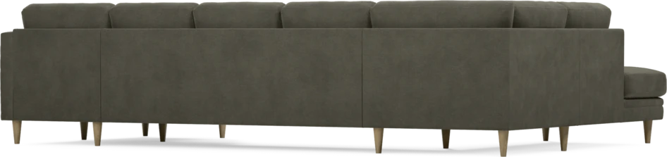 Eden - 3-sits soffa med divan vänster och schäslong höger - Grå