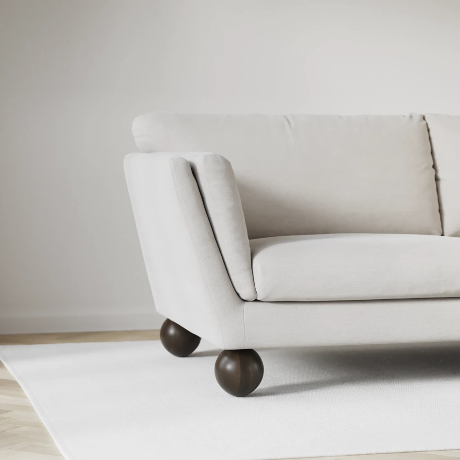 Madison Lux - Hörnsoffa med schäslong höger - Beige