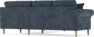 Eden - Hörnsoffa, 2+2-sits - Blå