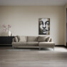 Harper - 4-sits med schäslong höger  - Beige