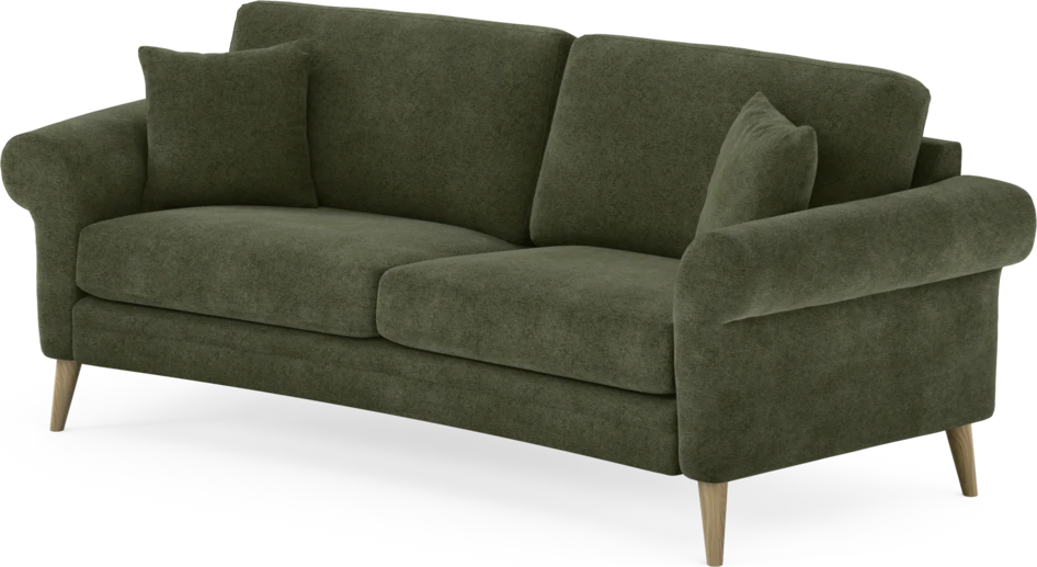 Eden - 2,5-sits soffa svängd - Grön