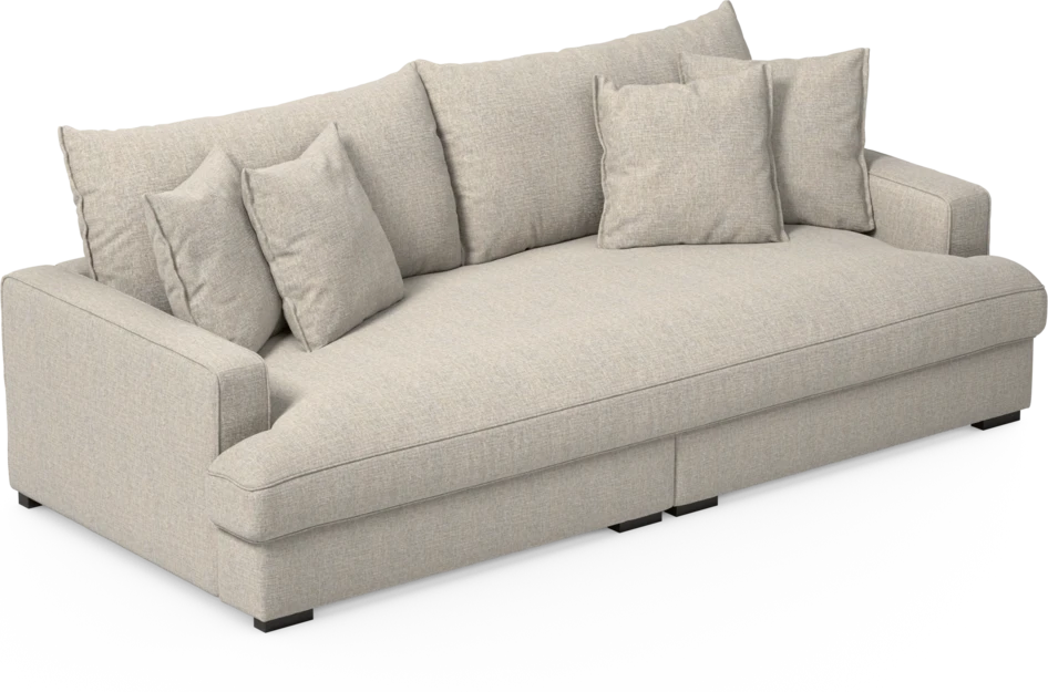 Rossi - 3-sits soffa, hel dyna - Beige