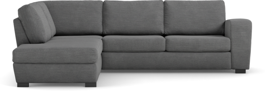 Friday - 2,5-sits soffa med divan vänster - Grå