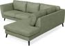 Madison - 2-sits soffa med divan höger - Grön