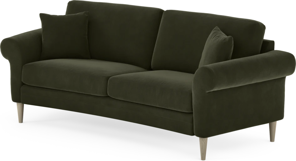 Eden - 2,5-sits soffa svängd - Grön