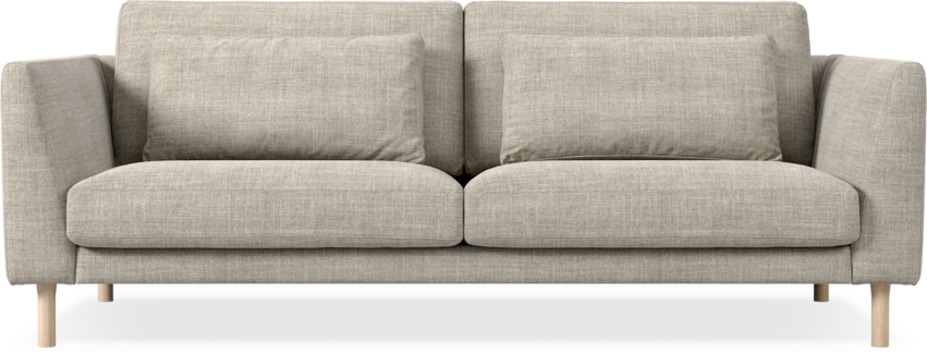 Willow - 3-sits soffa, fast klädsel - Beige