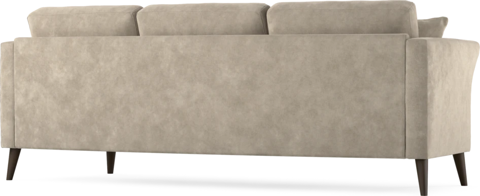 Eden - 3-sits soffa svängd - Beige