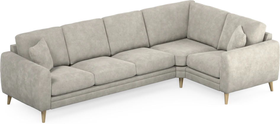 Eden - Hörnsoffa, 3+1-sits - Grå