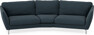 Madison - 3-sits soffa svängd, 90 cm - Turkos