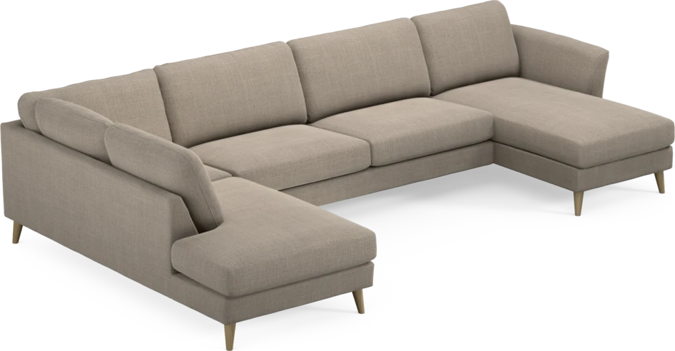 Bridge - 3-sits soffa med divan vänster och schäslong höger - Beige