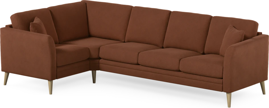 Eden - Hörnsoffa, 1+3-sits - Orange