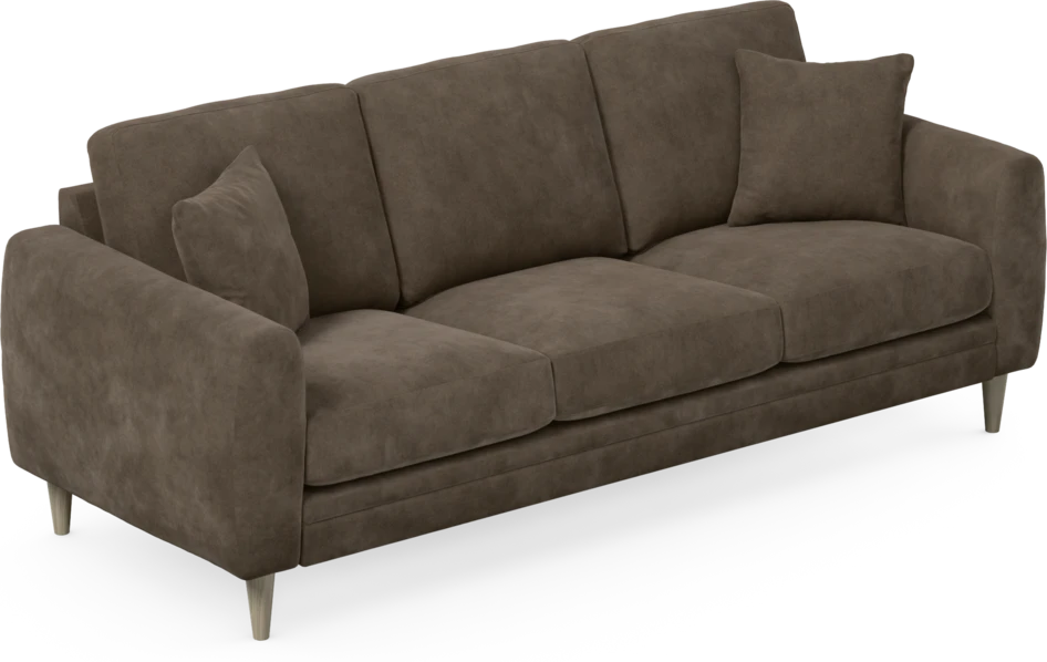 Eden - 3-sits soffa - Brun