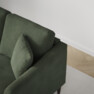 Eden - Hörnsoffa, 2,5+2,5-sits - Grön