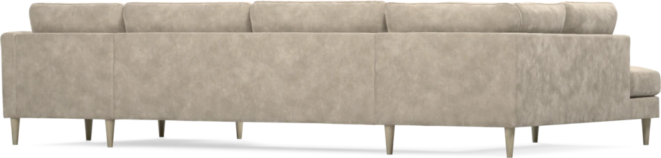 Bridge - 3-sits soffa med divan vänster och schäslong höger - Beige