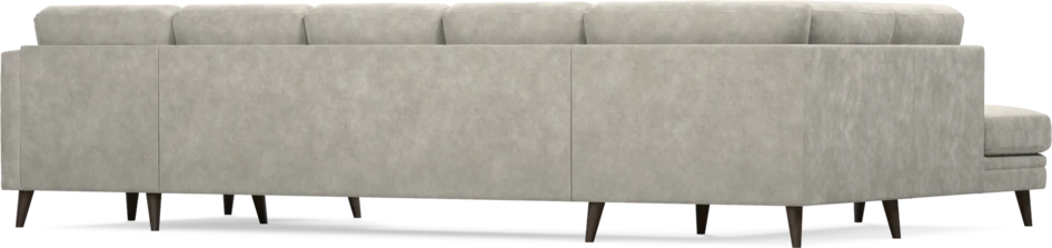 Eden - 3-sits soffa med divan vänster och schäslong höger - Grå