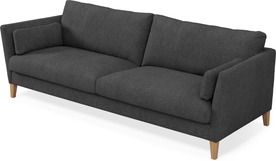 Winston - 4-sits soffa - Svart