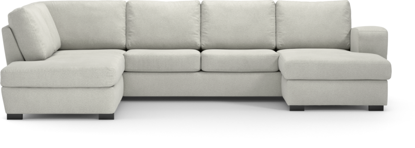 Friday - 3-sits soffa med divan vänster och schäslong höger - Vit