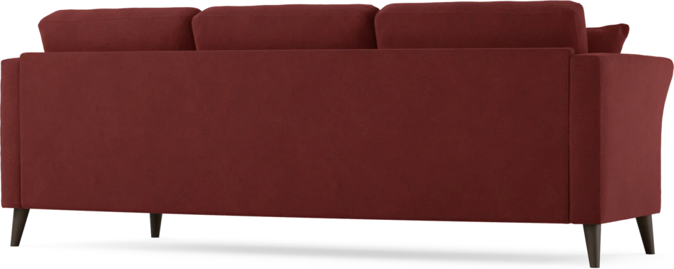 Eden - 3-sits soffa svängd - Röd