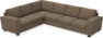 Friday - Hörnsoffa, 2+3-sits - Brun