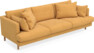 Harper - 4-sits soffa - Gul