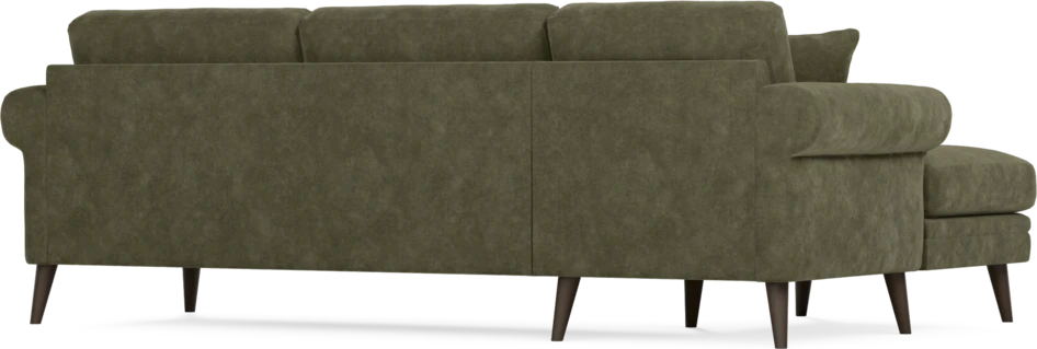 Eden - 2,5-sits soffa med schäslong - Grön
