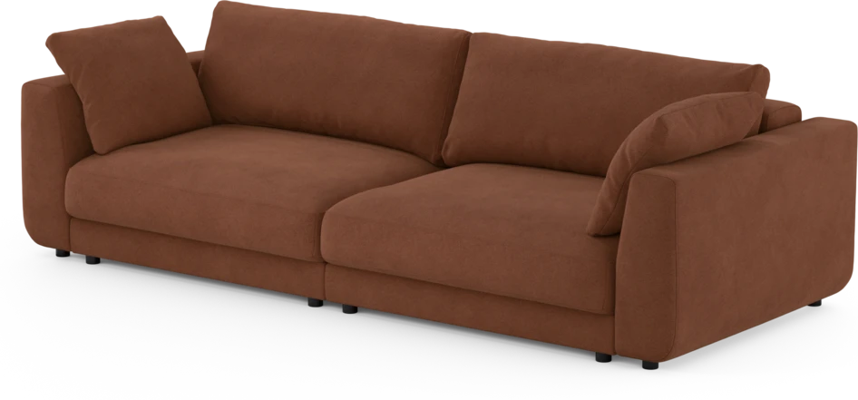 Amie - Bäddsoffa 4-sits - Orange