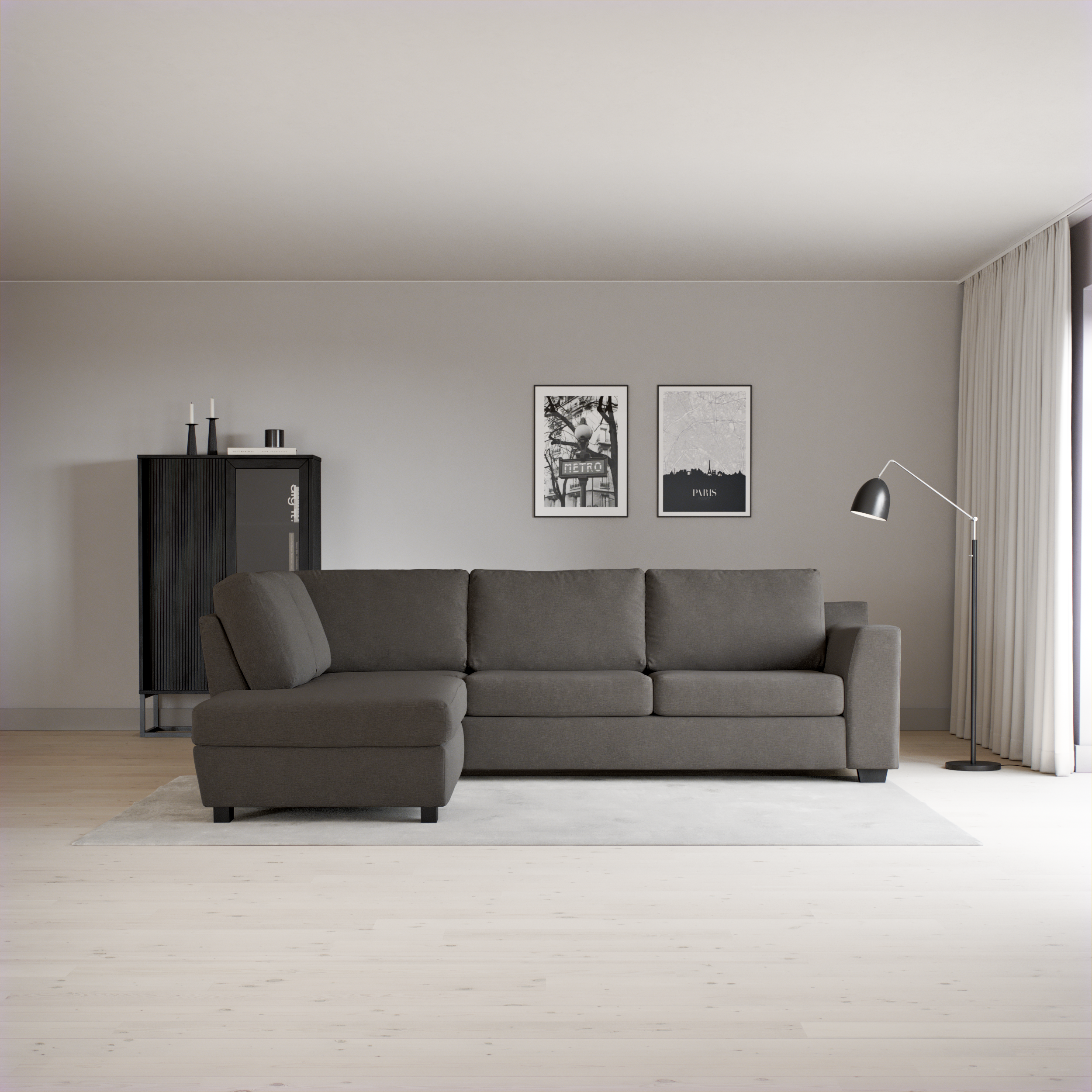 Friday - 2,5-sits soffa med divan vänster - inspiration