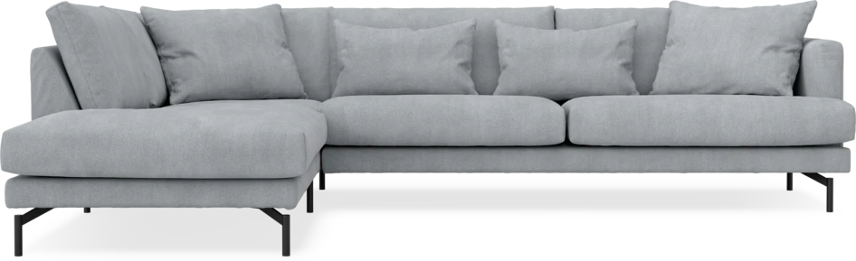 Harper - 3-sits soffa med divan vänster - Grå